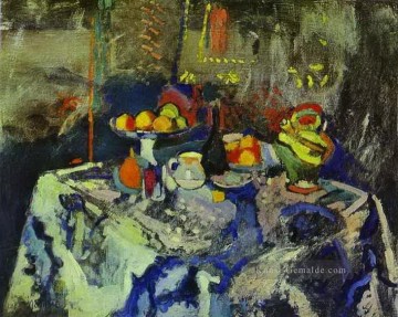 Stillleben mit Vase Flasche und Obst Henri Matisse impressionistisch Ölgemälde
